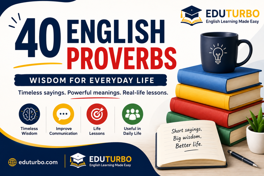40 Common English Proverbs