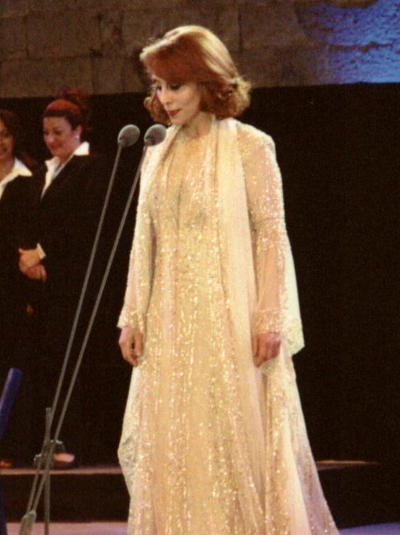 Fairuz, the popular Arabic singer