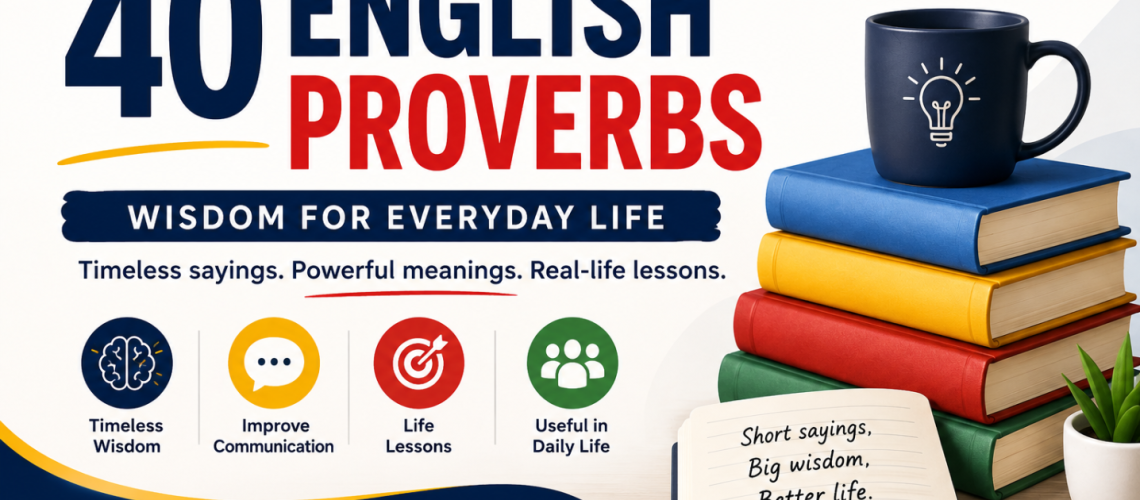 40 Common English Proverbs